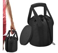 Sac de rangement robuste en mousse Oxford - 15 x 25 cm - Sac de rangement portable - Porte-billes étanche - Parfait pour les femmes, les hommes, les athlètes, les équipes, les écoles, les cabinets