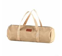 Sac de rangement robuste pour outils de camping pour piquets de tente, cordes et petits accessoires avec tissu Oxford 900D et poignée de transport renforcée (jaune)