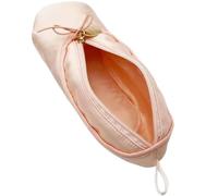 Sac de rangement rose pour chaussures de ballet - Sac de maquillage - Dentelle - Fermeture éclair - Pour amateurs de ballet