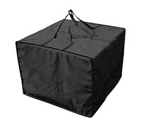 Sac de Rangement Shunfaji pour Coussins de Siège, Imperméable, Housse de Protection pour Sièges de Jardin (Noir)