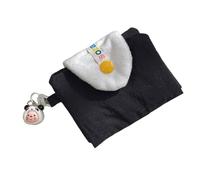 Sac de rangement souple pour écouteurs et pièces de monnaie pour rouge à lèvres, poche à monnaie pour adultes à la recherche d'accessoires fonctionnels et uniques, Noir , Beauté de masse