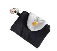 Sac de rangement souple pour écouteurs et pièces de monnaie Rouge à lèvres Poche à monnaie pour adultes à la recherche d'accessoires fonctionnels et uniques, Noir , Beauté de masse