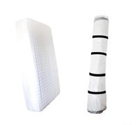 Sac de rangement sous vide pour matelas en mousse avec sangles pour se déplacer et économiser de l'espace avec joint de compression (250 x 240)