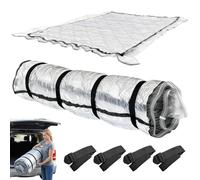 Sac de Rangement Sous Vide pour Matelas, Housse de Rangement Sous Vide, Extra Épais, Sac de Compression 130x240cm, Avec 4 Sangles Noires, Réutilisable pour Stockage et Déménagement