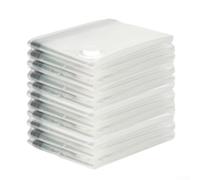 Sac de rangement sous vide transparent avec design compressé pliable pour économiser de l'espace - Grande taille 40 x 60 cm à 80 x 110 cm (40 x 60 cm)