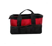 Sac de rangement surdimensionné pour outils de résistance industrielle, poignées renforcées, rangement organisé pour entrepreneurs, bricoleurs, électriciens, pochettes à outils et organiseurs