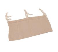 Sac de Rangement Suspendu pour Lit de bébé 2 Poches Sangle Réglable Organisateur de Berceau Suspendu Sac de Rangement de Jouets de Chevet bébé Lavable Organisateur de Berceau de Pépinière (Kaki)