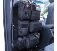 Sac de rangement tactique universel pour dossier de siège de véhicule avec 5 pochettes Molle amovibles pour tous les véhicules tels que Jeep, camion, SUV, voiture, Ford, Chevy, etc. (mis à niveau