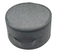 Sac de rangement télescopique de grande capacité, étanche, pliable, avec double fermeture éclair, pour extérieur, voyage, camping, 23 x 23 x 13 cm (gris)