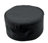 Sac de rangement télescopique de grande capacité, étanche, pliable, avec double fermeture éclair, pour extérieur, voyage, camping, 23 x 23 x 13 cm, noir
