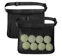 Sac De Rangement Tennis Golf - Pochette Ceinture Balles Tennis Picklebàll Oxford | Support Bande Balle Tenniss Portable | Sac Banane Sport Extérieur, Sangles Réglables, Respirant 100g