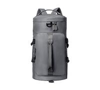 Sac de rangement transparent et sac de sport pour homme avec compartiment à chaussures et poche pour yoga, voyage, natation, camping, sangles légères pour sacs à main, gris, Taille unique