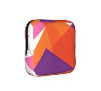 Sac de rangement triangulaire coloré pour serviettes hygiéniques, pochette discrète pour sac à main, bureau