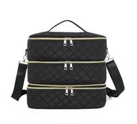 Sac De Rangement Vernis à Ongles Sac de rangement de vernis à ongles, 80 bouteilles, grand sac à bandoulière Portable for cosmétiques, organisateur for Salon de manucure de voyage, sac d'huile essenti