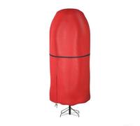 Sac de rangement vertical pour sapin de Noël artificiel - Housse imperméable et résistante avec roulettes pour arbres de Noël artificiels - 2,7 m - Rouge
