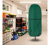 Sac de rangement vertical pour sapin de Noël avec sangles réglables, housse résistante à l'eau pour arbres artificiels assemblés jusqu'à 2,7 m, protège de la poussière et des insectes (vert foncé, 0,9