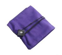 Sac de rangement vide pour crochets et aiguilles à tricoter, pochette de rangement pliable avec matériau en toile durable, sac à outils de couture portable (violet)