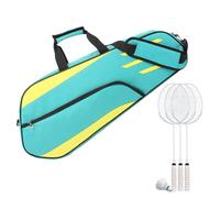 Sac De Raquette De Badminton - 3 Boîtier De Transport Raquette avec Bandoulière, Sac De Sport Léger | Intérieur Rembourré pour La Protection, Fermeture De Fermeture Éclair Durable, Idéal pour L'entr