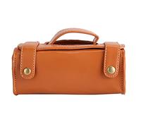 Sac de rasage en cuir PU Sac de transport de haute qualité Sac de rangement pour voyage et usage quotidien Marron ou noir, #711, Bruin, Décontracté