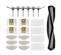 Sac de rechange pour aspirateur robot - Brosses latérales - Filtre de rechange - Brosse principale - Texture ABS - Pour balayeuse