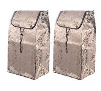 Sac De Rechange pour Caddie - 72L Sac De Remplacement De Chariot À Main, Sacs Imperméables Portatifs De Chariot À Caddie De Tissu d'Oxford, Tissu Oxford Sac De Rangement Étanche, 37.5 × 28.5× 67cm