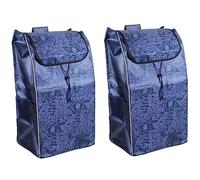 Sac De Rechange pour Caddie - 72L Sac De Remplacement De Chariot À Main, Sacs Imperméables Portatifs De Chariot À Caddie De Tissu d'Oxford, Tissu Oxford Sac De Rangement Étanche, 37.5 × 28.5× 67cm