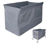 Sac de Rechange pour Chariot à Linge - Doublure Amovible en Tissu Oxford pour Panier à Linge Roulant, Sac de Rangement Gris (77 x 43 x 60 cm) - Durable, imperméable, Facile à Nettoyer