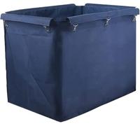 Sac De Rechange Pour Chariot À Linge, Sac De Rangement En Tissu Oxford Épais, Chariot À Linge Avec Roulettes, Grand Chariot À Linge Roulant Pour Usage Commercial/domestique(BLUE)