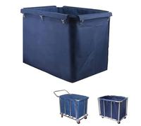 Sac de rechange pour chariot à linge, Sac de rechange for panier rectangulaire en tissu Oxford 400 L, idéal for les chariots rangement professionnels (blanchisserie, hôtellerie, nettoyage voitures)(A)