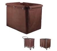 Sac de rechange pour chariot à linge, Sac de rechange for panier rectangulaire en tissu Oxford 400 L, idéal for les chariots rangement professionnels (blanchisserie, hôtellerie, nettoyage voitures)(B)