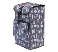 Sac de rechange réutilisable pour chariot de courses - Accessoires de chariot de courses de secours pour la maison et le bureau (chouette)