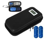 Sac de refroidissement des médicaments | Sac de refroidisseur de médicaments isolés | Boîte plus cool avec des packs de glace pour la médecine | Case d'oranizer à froid réglable avec organisateur d'af
