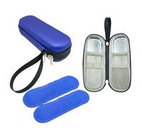 Sac de refroidissement portable étanche pour diabétique, pilule de protection réfrigérée, poche de glace pour diabète, médicament, bleu, C