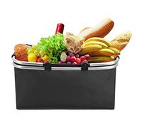 Sac de Repas Portable Multifonctionnel, Incubateur Epais en Aluminium Réfrigérateur Frais Portable de Grande Capacité Sac de Livraison de Repas en Tissu Oxford Incubateur Pliable 16L / 28L / 50L (30L)