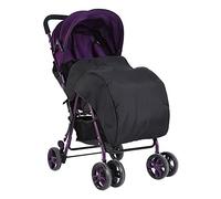 Sac de Repose-pied pour Poussette Universelle Nid d'ange de Landau Cache-pieds pour Poussette pour Bébé Universel Étanche Sac De Couchage Bébé Poussette(Noir)