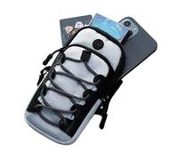 Sac De Réservoir De Moto Étanche | Nylon 20x10x3cm Multifonctionnel Cadre Pochette De Rangement Pour Téléphone Organisateur De Montage Réglable Pour Vélo Électrique VTT Dirt Bike Aventure Tourin