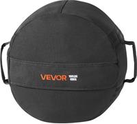 Sac de sable d'entraînement VEVOR, sac de sable d'entraînement Powerbags résistant avec poignées, 45 kg pour la musculation, le cross-training, les exercices de gymnastique à domicile, noir (non rempl
