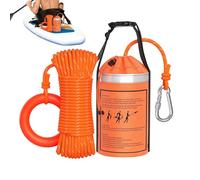 Sac de sauvetage aquatique à lancer | Secours en canoë - Corde à lancer pour kayak | Pour sauveteurs, secouristes, pompiers, personnel, guides, kayak, canoë, rivière, rivage, inondation, bassin,