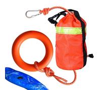 Sac de sauvetage aquatique | Sac de sauvetage d'eau de 16 m avec corde à jeter, équipement de sécurité réfléchissant avec anneau de main, accessoires de rafting flottants pour homme en eau vive