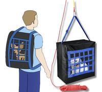 Sac de Sauvetage pour Animaux de Compagnie - Grande Taille jusqu'à 40,8 kg - Kit d'évacuation pour Animaux de - Sac de Transport d'urgence pour de Compagnie