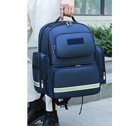 Sac de Secouriste Sac à Dos de Sauvetage Vide, Kits d'urgence Médicale Sac de Stockage avec cloison intérieure pour EMT, EMS, Police, Pompiers, Agents de Sécurité(B)