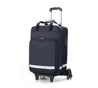 Sac de secours à roulettes, base trolley amovible pour équipes médicales | Base détachable, grand espace intérieur, poignée réglable, port épaule, éléments réfléchissants, pour interventions mobiles