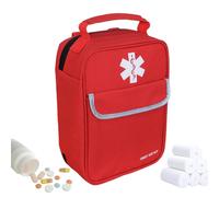 Sac de secours en plein air, étui de secours de voyage - Sac de rangement portable pour médicaments, sac organisateur de médicaments en polyester pour escalade, randonnée, pic