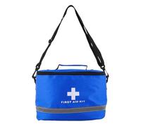 Sac de secours, trousse de traumatisme SME, organisateur de premiers intervenants, étui de rangement médical robuste, design multi-compartiments, couleur rouge, utilisation d'urgence ou sur le terrain