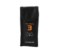 Sac de sécurité batterie lithium, Haute température et détection explosion, Sac ignifuge pour UAV drones, Protection 3 appareils, Pilotes professionnels et loisirs outdoor