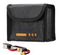 Sac de sécurité pour batterie au lithium, protection de batterie ignifuge à haute température pour accessoires de drone, sac de batterie au lithium, protection de sécurité au lithium retardateur de