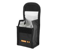 Sac de sécurité pour batterie Lipo, sac de rangement de sécurité antidéflagrant et ignifuge pour accessoires de drone, étui de pour batterie Lipo (1 capacité de batterie) (2 batteries Capacité)