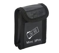 Sac de sécurité pour batterie, pochette de protection en nylon ignifuge antidéflagrant avec fermeture à crochets et boucles, protection de stockage durable résistante aux hautes (1 Capacité de la