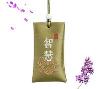 Sac de sel spirituel bouddhiste, talisman chinois classique | Collier bouddhiste de Chine - Collier bouddhiste spirituel sac de sel de Chine pour bureau, poussée