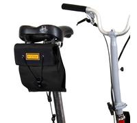 Sac De Selle City Restrap Pour Vélos Pliants - Petit 1,2 L, Noir